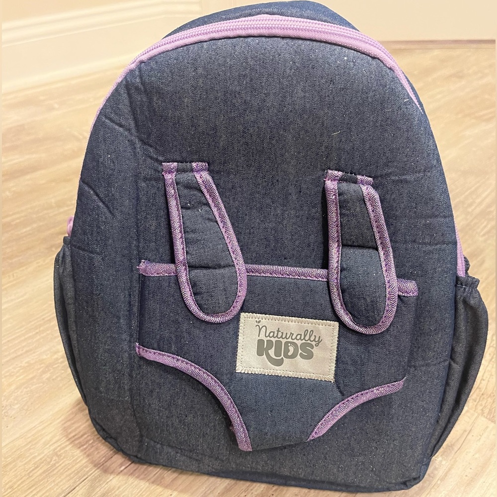 NWT Mini BackPack with doll carrier on the front. Perfect for Preschool!
